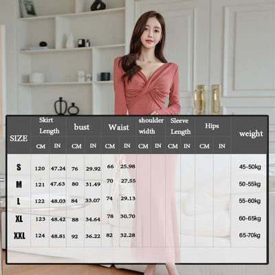 Eartlane-Women Deep V Cross Neck Grind Slim Hip Wrap Dress